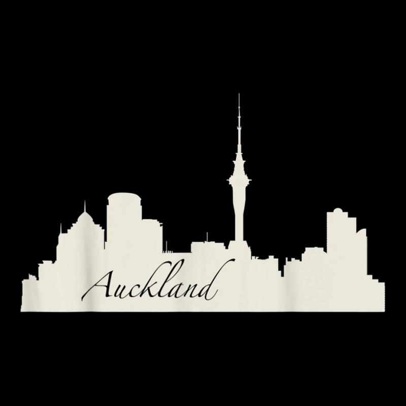 Auckland, New Zealand City Skyline Souvenir Style T Shirt Cropped Hoodie by cm-arts | Artistshot