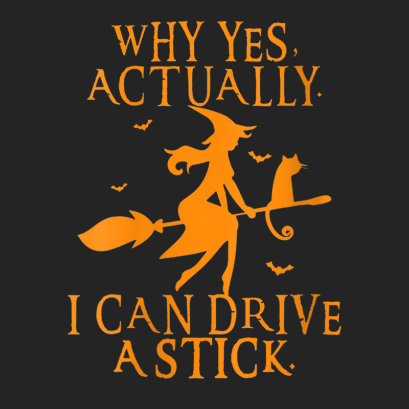 Womens Why Yes Actually I Can Drive A Stick Halloween V Neck 3/4 Sleeve Shirt | Artistshot