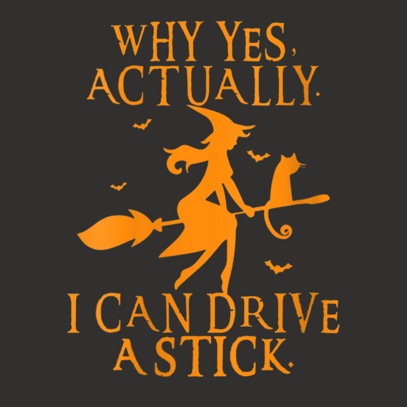 Womens Why Yes Actually I Can Drive A Stick Halloween V Neck Champion Hoodie | Artistshot