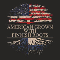 American Grown With Finnish Roots T Shirt Vintage Ladies Fitted T-shirt | Artistshot