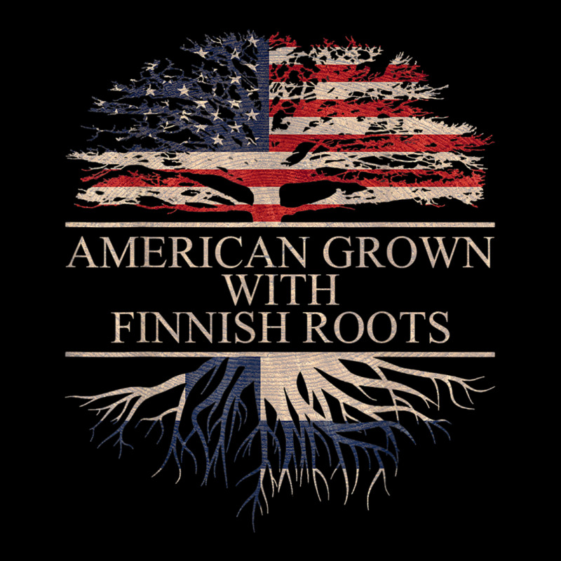 American Grown With Finnish Roots T Shirt Vintage Legging by cm-arts | Artistshot