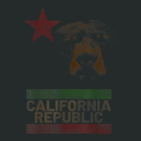 California Republic Bear Monarch Flag Proud Patriotic Women's Triblend Scoop T-shirt | Artistshot