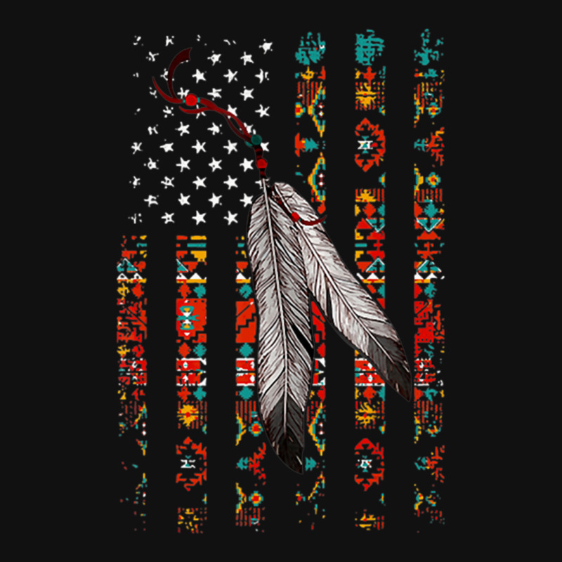 Native American Pride Flag Feather Rear Car Mat | Artistshot