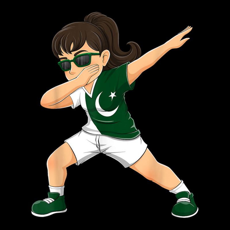 Dabbing Girl Pakistani Pakistan Flag Kids Dab Dance Adjustable Cap by JustinStringer | Artistshot