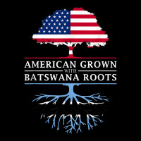 American Grown With Batswana Roots   Botswana T Shirt V-neck Tee | Artistshot