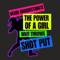 Track And Field Girl Power Shot Put Thrower Ladies Fitted T-shirt | Artistshot