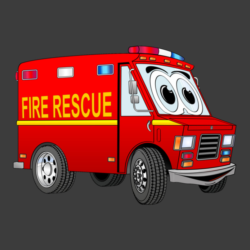 Fire Rescue Mini Van Cartoon Men's Polo Shirt by KennethSteele | Artistshot