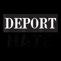 Deport Hate Fun Immigration Protest T Shirt Cropped Sweater | Artistshot