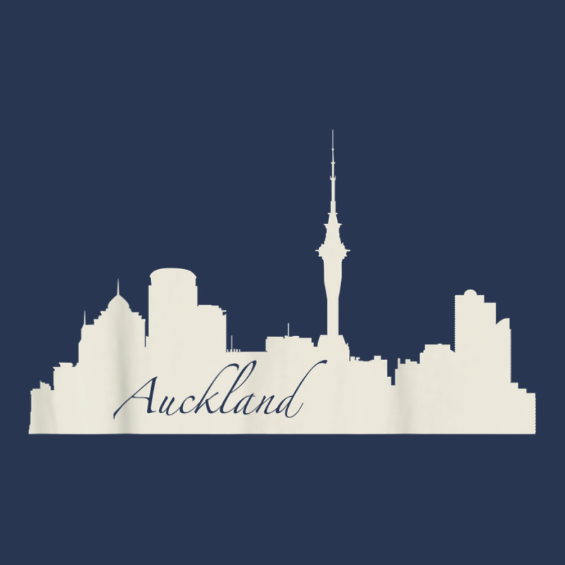 Auckland, New Zealand City Skyline Souvenir Style T Shirt Men Denim Jacket by cm-arts | Artistshot