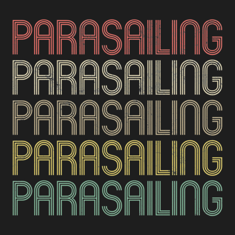 Retro Style Parasailing Design Classic T-shirt by JACQUELINEMARIASMITH | Artistshot