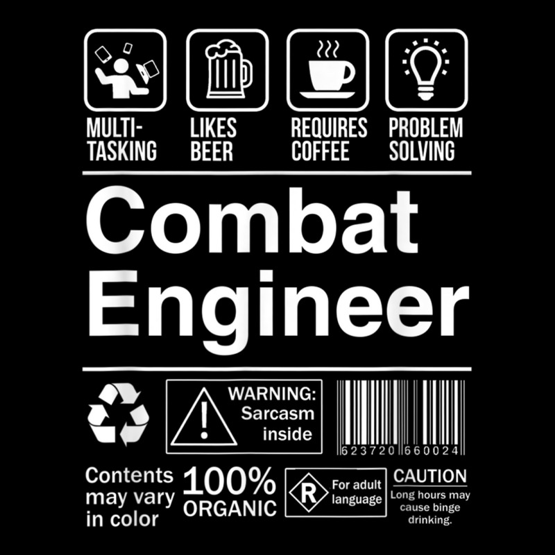 Combat Engineer Product Label T Shirt V-Neck Tee by cm-arts | Artistshot