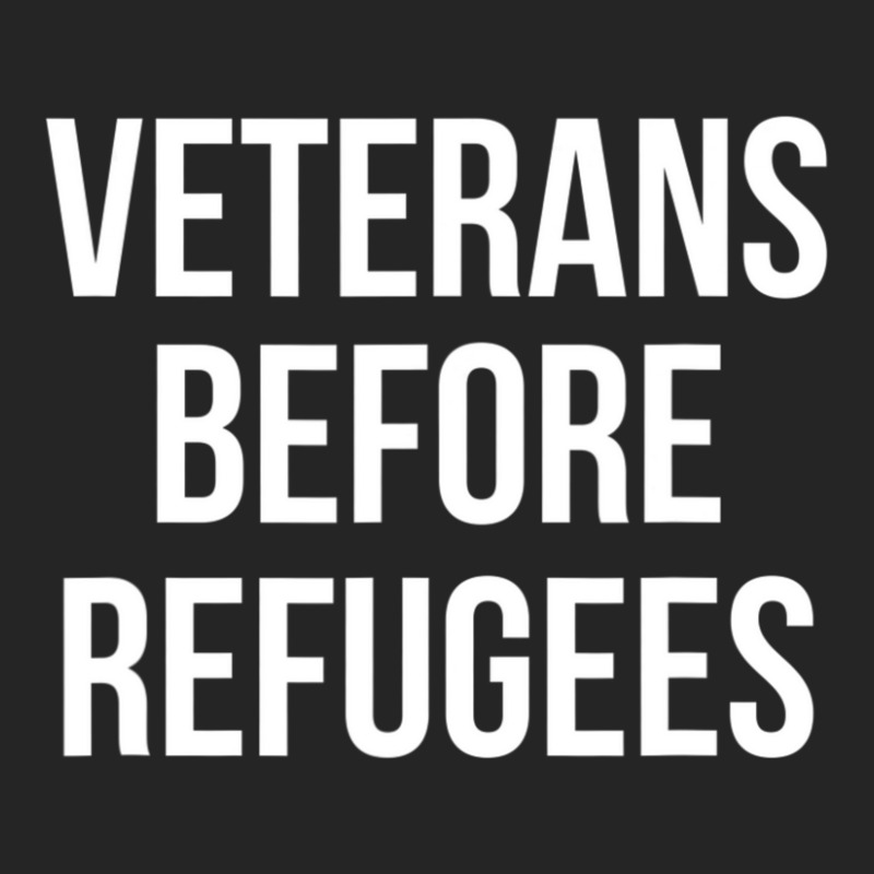 Veterans Before Refugees Political Unisex Hoodie by atereabag | Artistshot