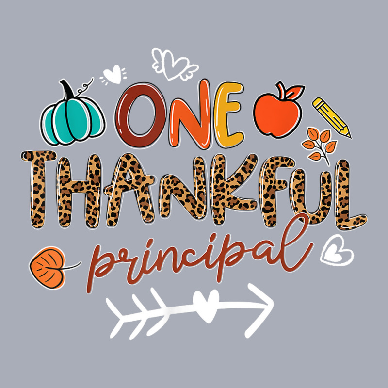 One Thankful Principal Leopard Fall Thanksgiving Gifts Tank Dress by Outpost | Artistshot