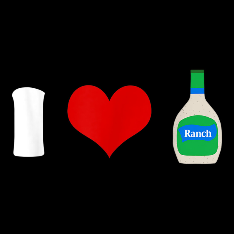 I Love Ranch Dressing Tshirt Foodie Condiments Dipping Sauce T Shirt Pocket T-shirt | Artistshot