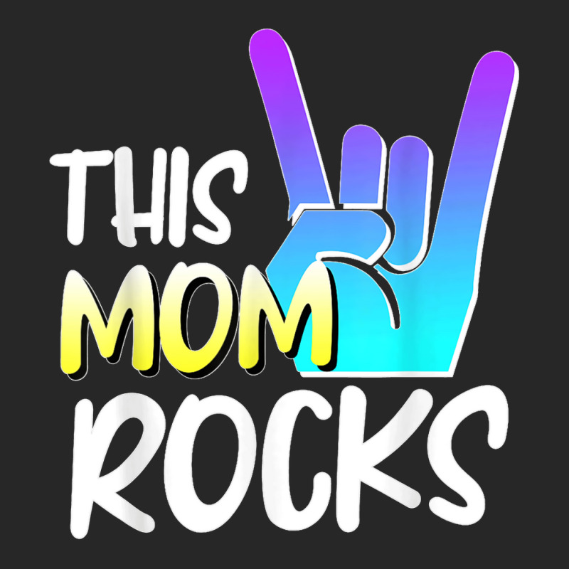 This Mom Rocks Mom Mother Day Rock Music Show Of Hands Men's T-shirt Pajama Set by MICHAELFRANCISSMITH | Artistshot