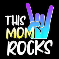 This Mom Rocks Mom Mother Day Rock Music Show Of Hands Men's Long Sleeve Pajama Set | Artistshot