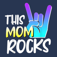 This Mom Rocks Mom Mother Day Rock Music Show Of Hands Men Denim Jacket | Artistshot