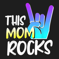 This Mom Rocks Mom Mother Day Rock Music Show Of Hands Classic T-shirt | Artistshot