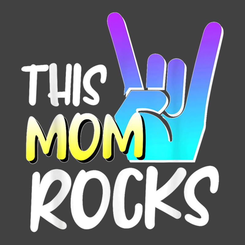 This Mom Rocks Mom Mother Day Rock Music Show Of Hands Vintage T-Shirt by MICHAELFRANCISSMITH | Artistshot