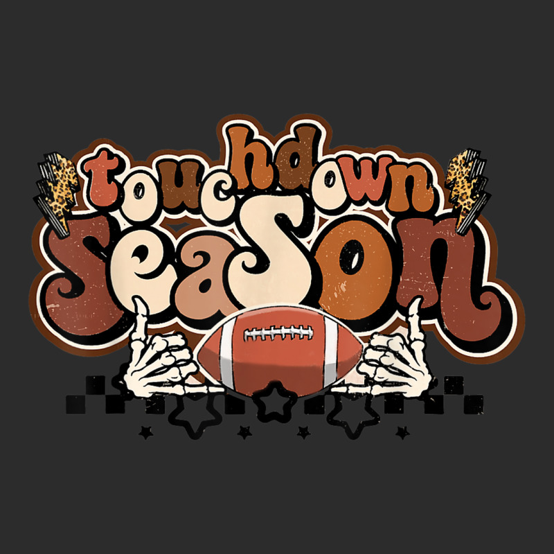 Touchdown Season Football Lightning Bolt Skelton Halloween Exclusive T-shirt by Sombre | Artistshot