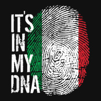 Italian Pride Fingerprint - It_s In My Dna Italy Flag Oval Patch | Artistshot