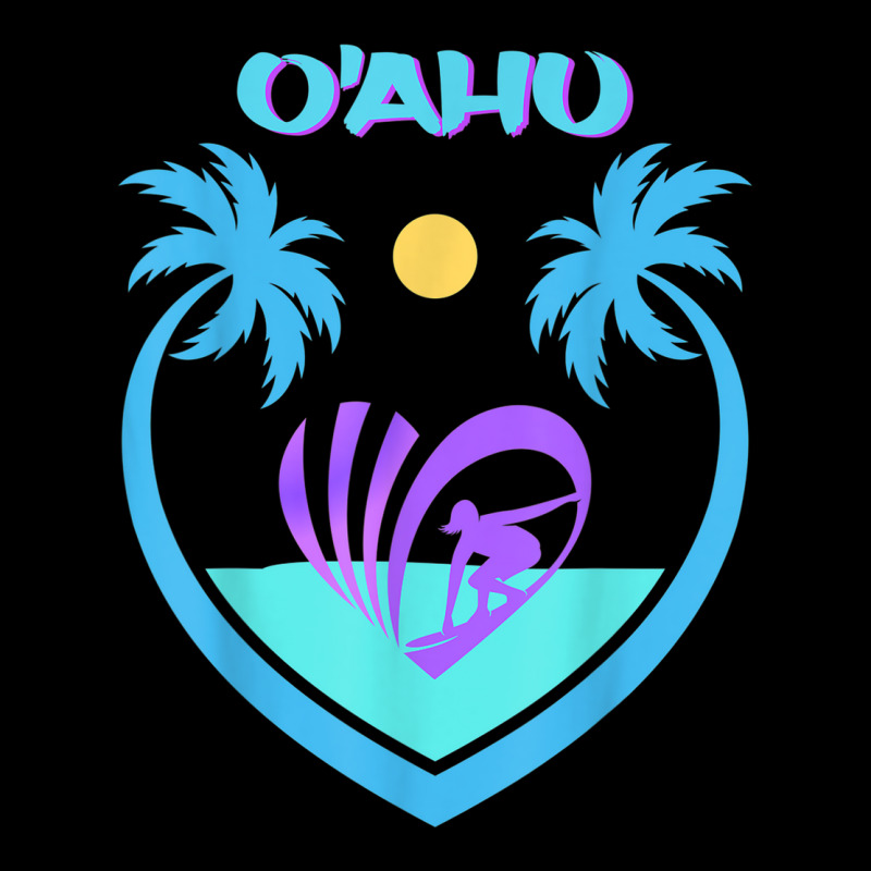 Oahu Surfing Palms Vacation Island Gift Beach Hawaii Surf Toddler Sweatshirt by Orchid | Artistshot