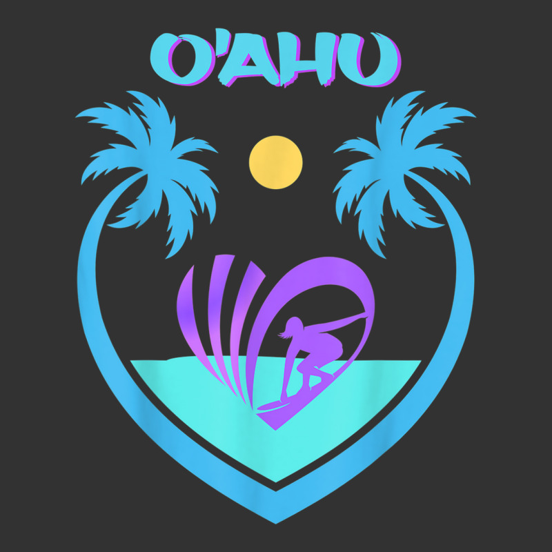 Oahu Surfing Palms Vacation Island Gift Beach Hawaii Surf Baby Bodysuit by Orchid | Artistshot