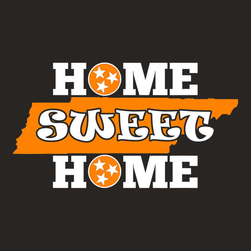 Home Sweet Home Tennessee  Orange State Flag White Tee Ladies Fitted T-Shirt by Haley1989 | Artistshot