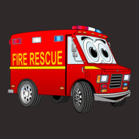 Fire Rescue Mini Van Cartoon Racerback Tank | Artistshot