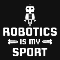 Robotics Is My Sport Robot Digital Baby Bibs | Artistshot