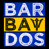 Barbados Flag With Barbados Trident Bajan Soca V-neck Tee | Artistshot