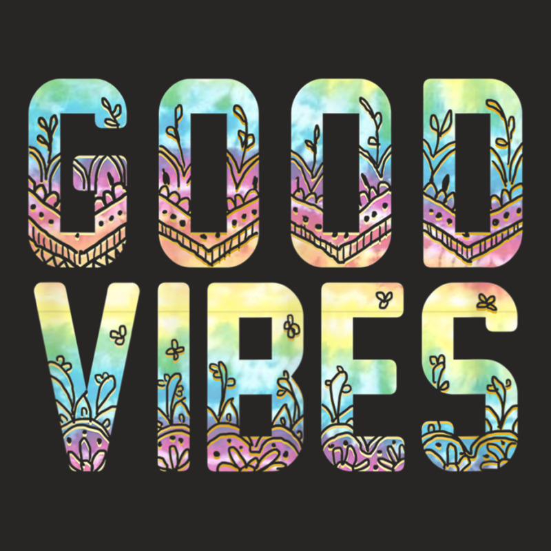 Good Vibes Novelty T Shirt Ladies Fitted T-Shirt by cm-arts | Artistshot