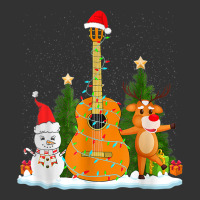 Guitar Christmas Lights Reindeer Snowman Family Matching Baby Bodysuit | Artistshot