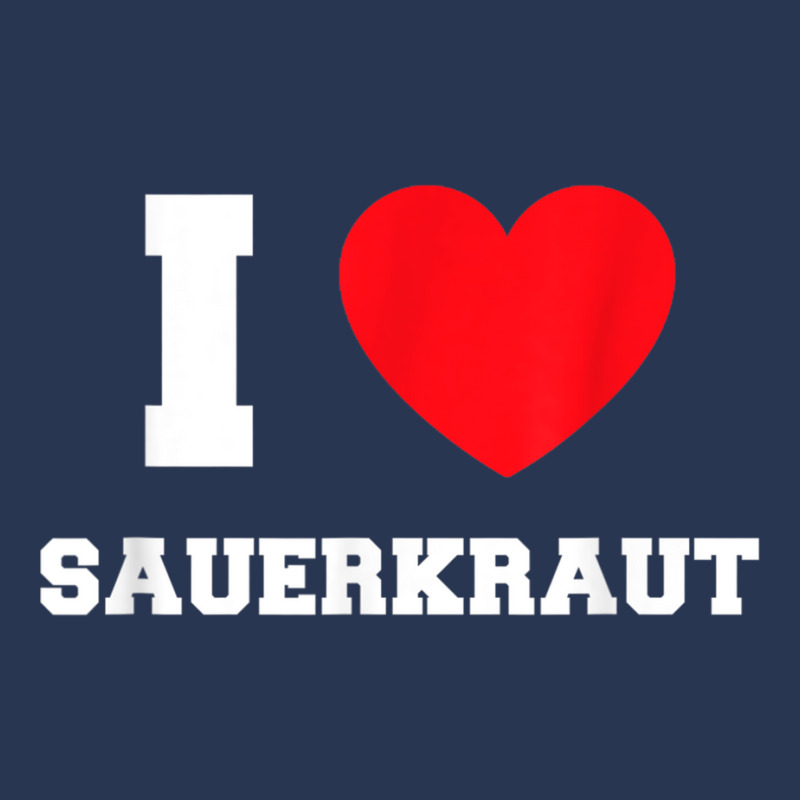 I Love Sauerkraut T Shirt Ladies Denim Jacket by cm-arts | Artistshot