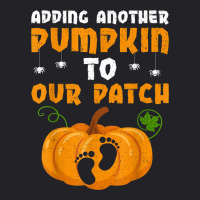 Adding A Pumpkin To Our Patch Pregnancy Halloween Youth Tee | Artistshot