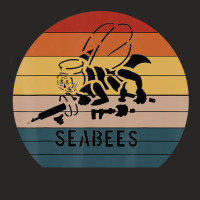 Original Navy Seabees Retro Naval Proud Seabee Vintage Ladies Fitted T-shirt | Artistshot