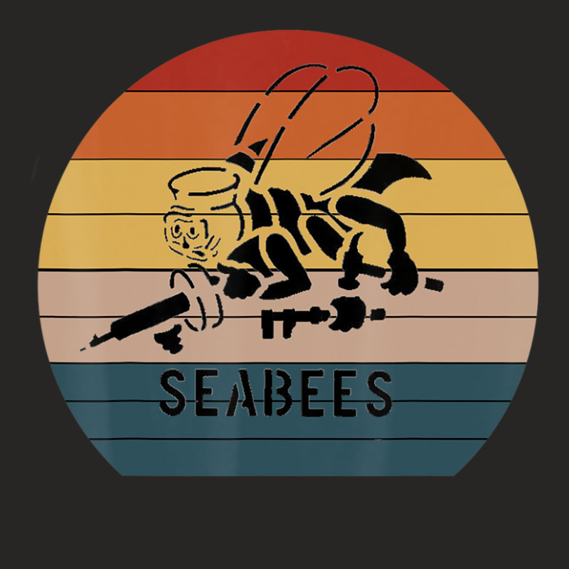 Original Navy Seabees Retro Naval Proud Seabee Vintage Ladies Fitted T-Shirt by Kosdapen517 | Artistshot