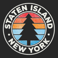 Staten Island New York Ny Vintage Graphic Retro 70s Women's Pajamas Set | Artistshot