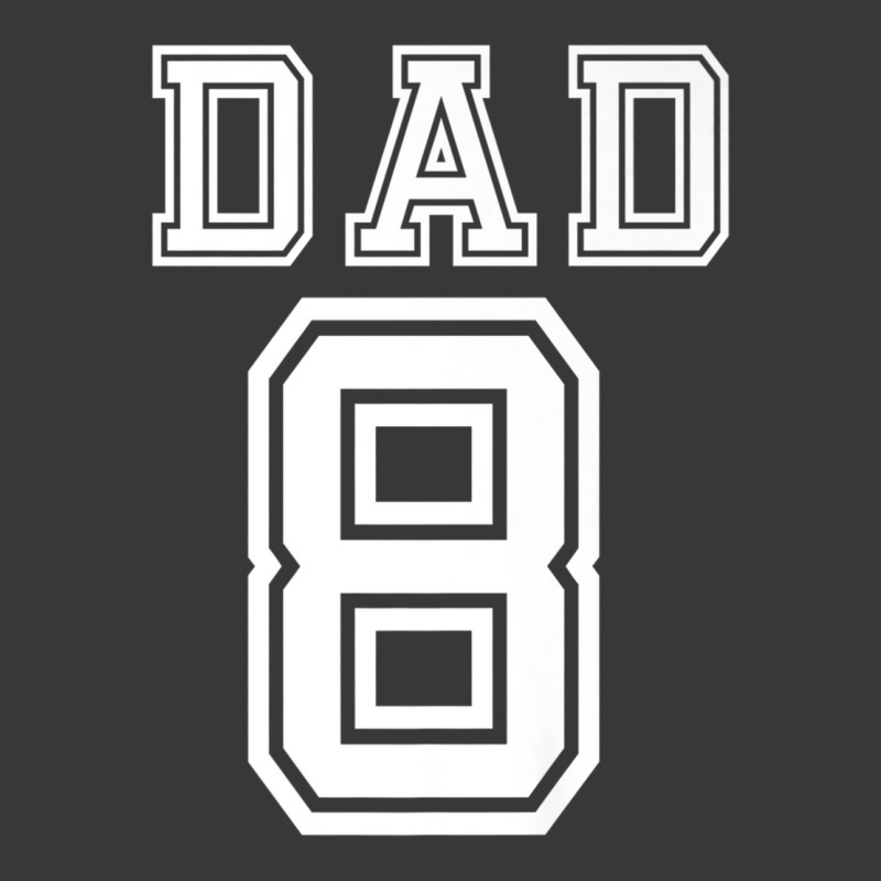 Dad 8 Eight Soccer Hockey Football Softball Team Sport Shirt Ladies Curvy T-Shirt by cm-arts | Artistshot