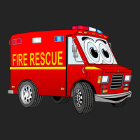 Fire Rescue Mini Van Cartoon 3/4 Sleeve Shirt | Artistshot