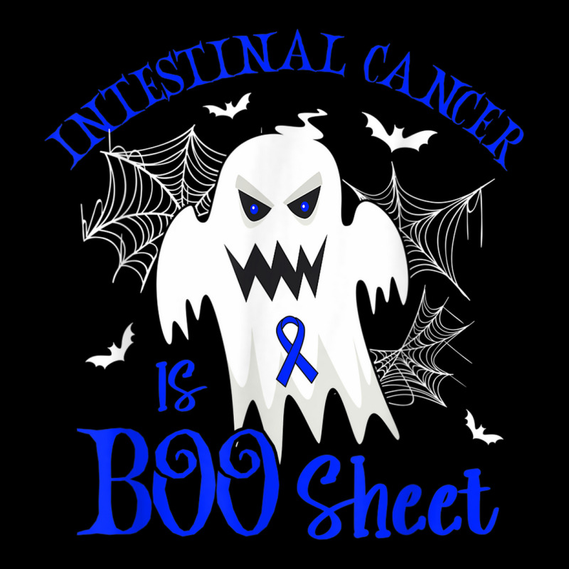 Intestinal Cancer Is Boo Sheet Blue Ribbon Halloween Adjustable Cap by Bewitch | Artistshot