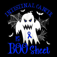 Intestinal Cancer Is Boo Sheet Blue Ribbon Halloween Kids Cap | Artistshot