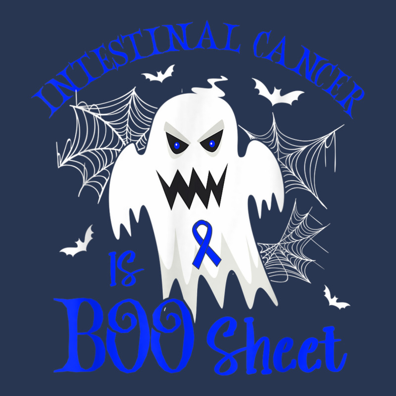 Intestinal Cancer Is Boo Sheet Blue Ribbon Halloween Ladies Denim Jacket by Bewitch | Artistshot