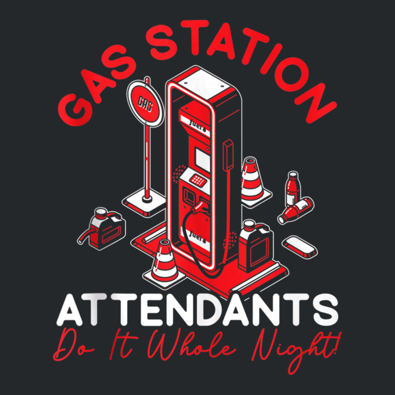 Gas Station Attendant Gas Pump Gasoline Fuel Tank Top Crewneck Sweatshirt | Artistshot