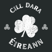 Cill Dara Kildare Gaelic Football Hurling Shamrock Vintage T Shirt Women's Triblend Scoop T-shirt | Artistshot