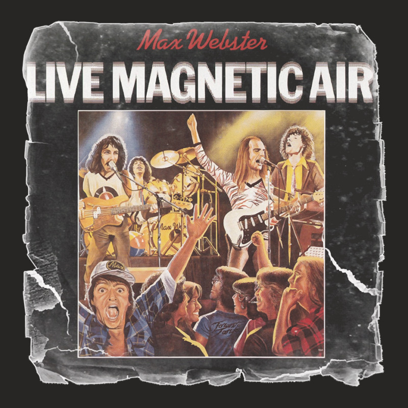 Max Webster Live Magnetic Air Ladies Fitted T-Shirt by cm-arts | Artistshot