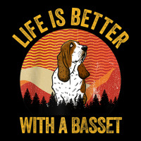 Life Is Better With A Basset Retro Wavy Lines Raglan Baseball Tee Pocket T-shirt | Artistshot