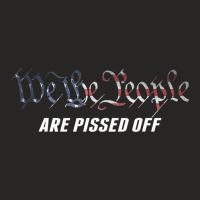 We The People Are Pissed Off Vintage Usa Flag Ladies Fitted T-shirt | Artistshot