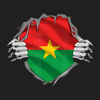 Patriotic Burkinabe Heritage Proud Burkina Faso Roots Flag T-shirt | Artistshot