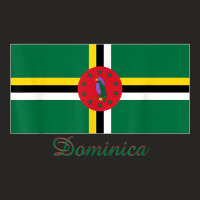 Dominica Flag Souvenir T Shirt Ladies Fitted T-shirt | Artistshot